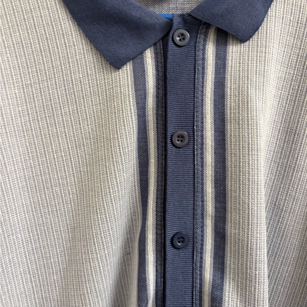 Report Collection Blue Sweater - Picture 3 of 4